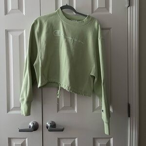 Champion Reverse Weave Cropped Sweatshirt Size Medium